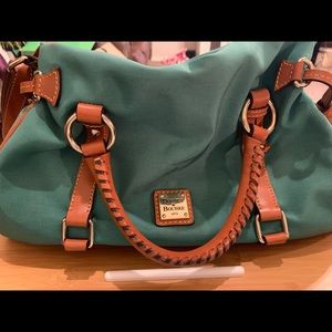 Canvas green Dooney & Bourke Satchel
